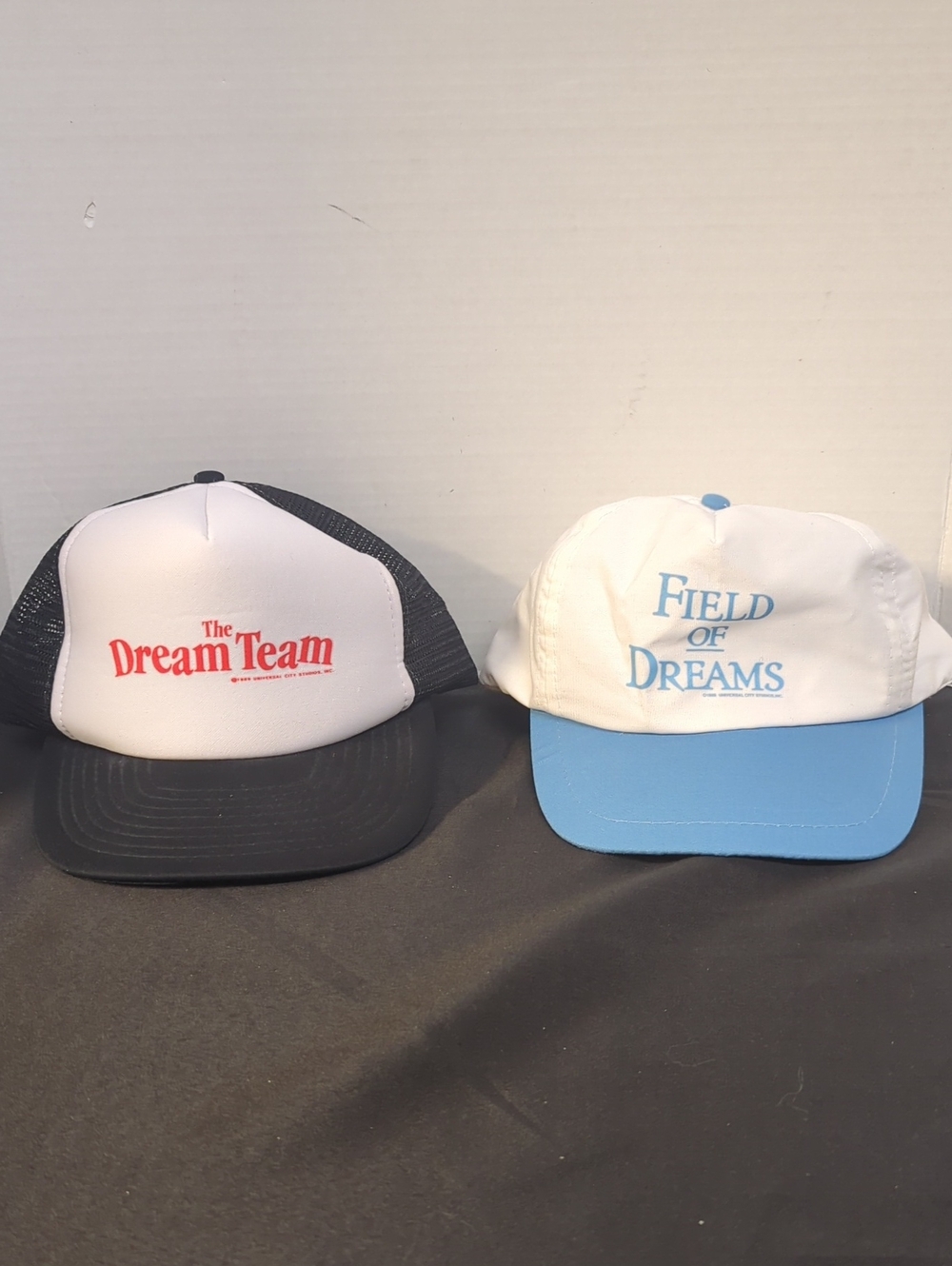 Vintage Universal City Studios Field Of Dreams Promo Hats 1989 2 Hats